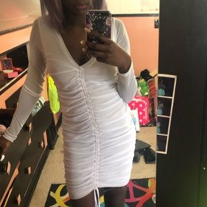 fashion nova white dress